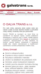 Mobile Screenshot of galvatrans.cz